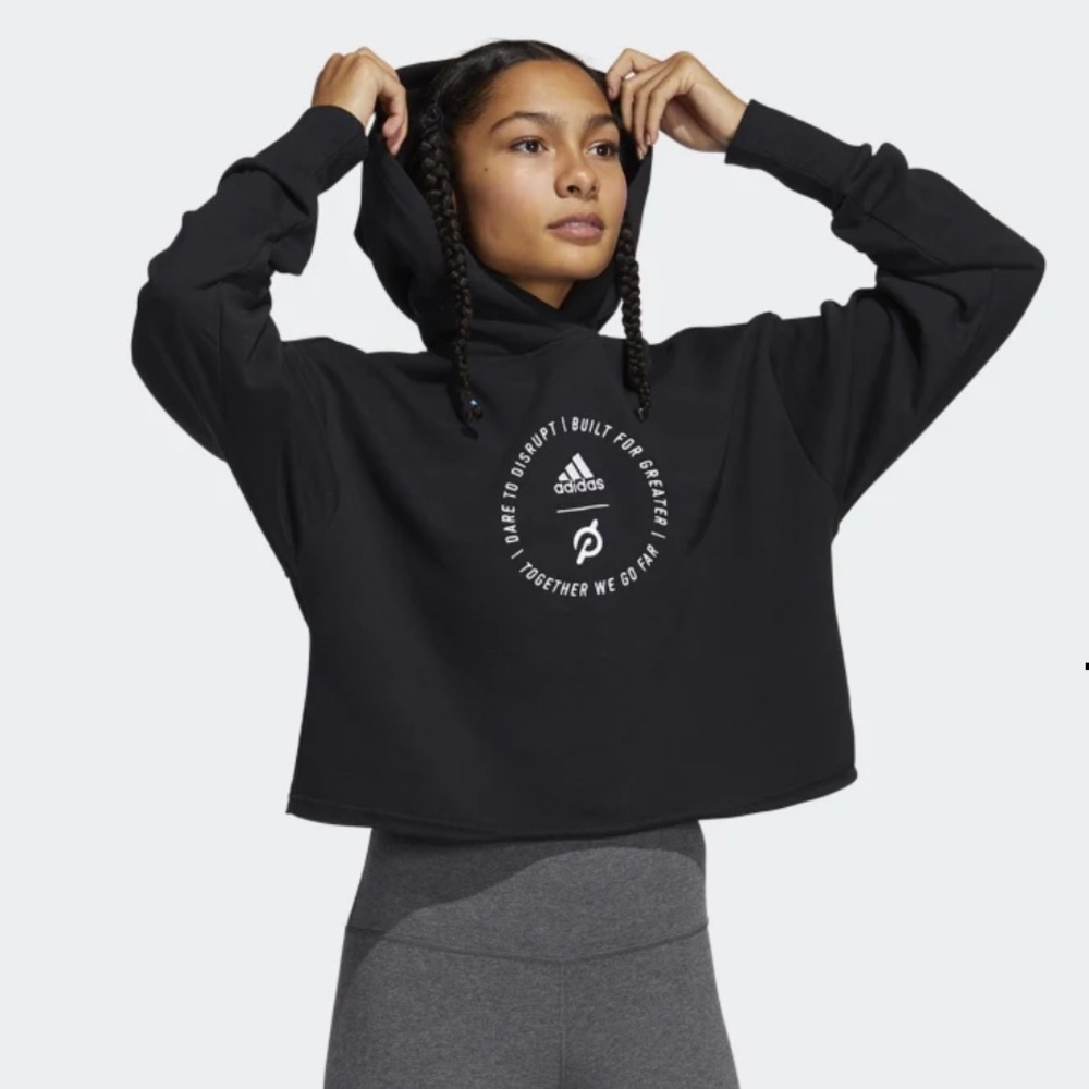 Adidas X Peloton Crop Hoodie Women's NWOT